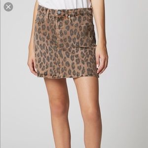BLANK NYC LEOPARD SKIRT
